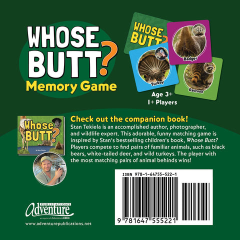 Game - Whose Butt? Memory