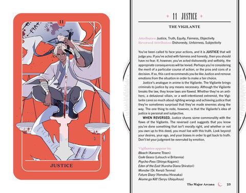 Anime Tarot Deck and Guidebook by Natasha Yglesias: Flashcards; 78 pages / English