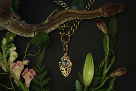 Necklace - Serpent Shield Amulet