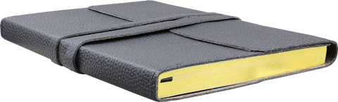 Journal - Black Leather Wrap
