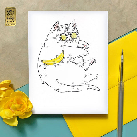 Greeting Card - Banana for Scale