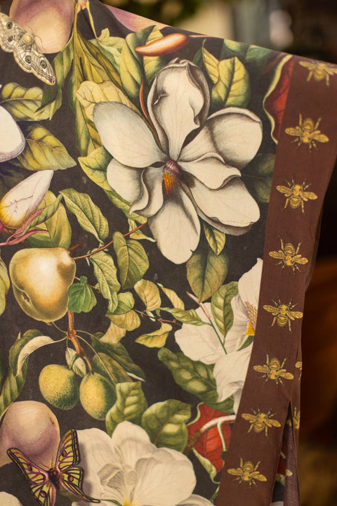 Starduster Kimono - Fleur De Lune Goddess with Florals & Bees