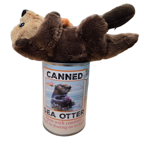 Stuffed Animal - Dave the Canned Sea Otter