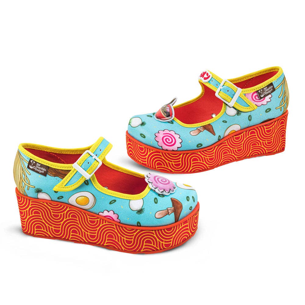 Women's Shoe - Chocolaticas® Ramen Mary Jane Platform
