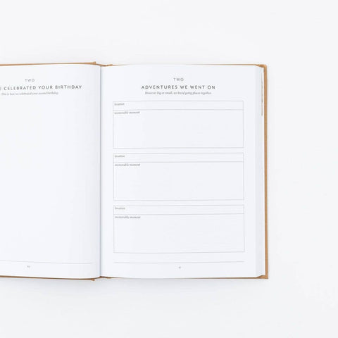 Baby Book - Childhood, A History: Oak