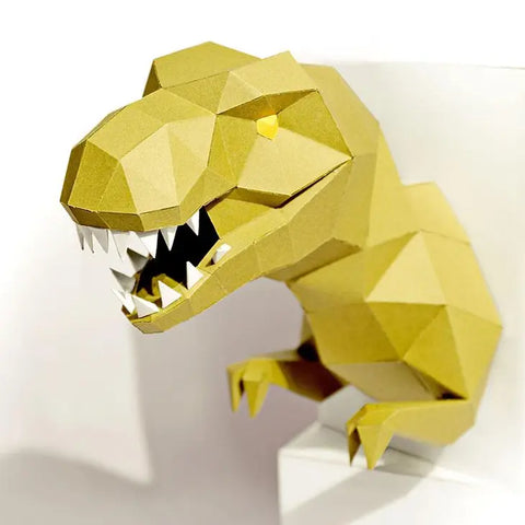 3D PaperCraft - T-Rex Wall Art