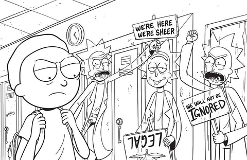 Coloring Book - Rick and Morty: Sometimes Science