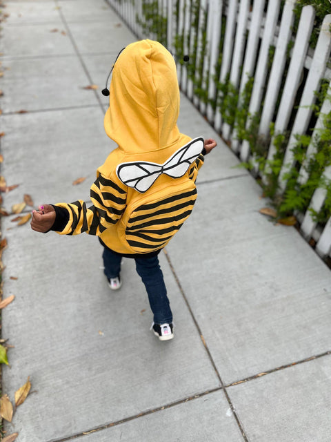 Backpack Hoodie - Buzz the Bee