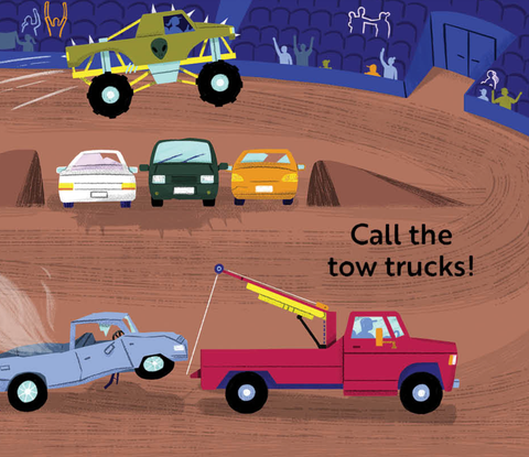 Board Book - Go, Trucks, Go!: A Transportation Board Book for Toddlers