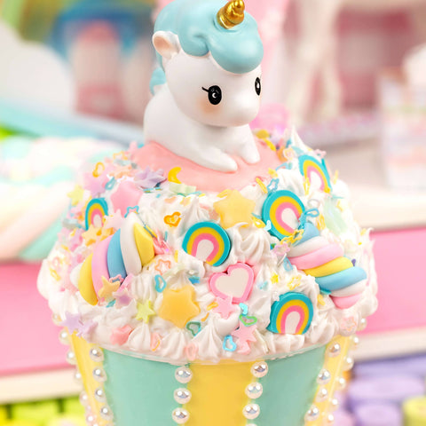 Clay Kit - Play & Display Unicorn Parfait Cafe