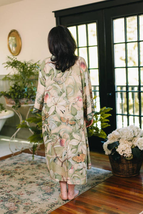 Opera Duster Kimono - Fleur De Soleil w/ Florals