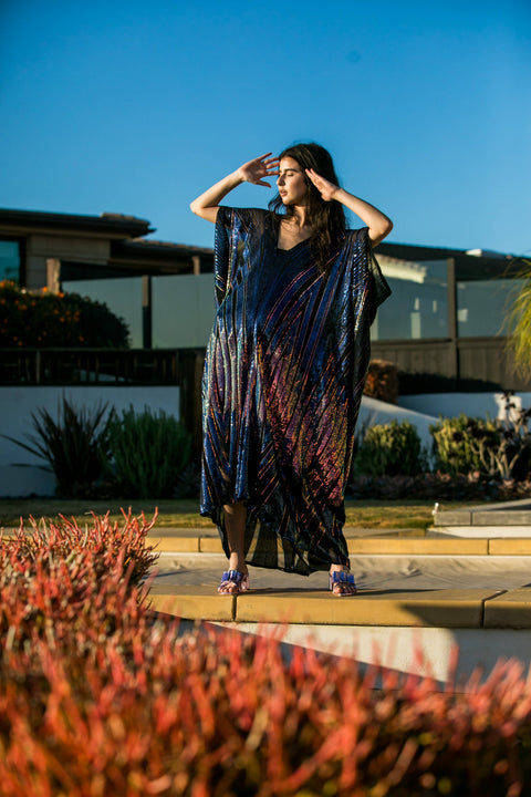 Caftan - Midnight Lotus