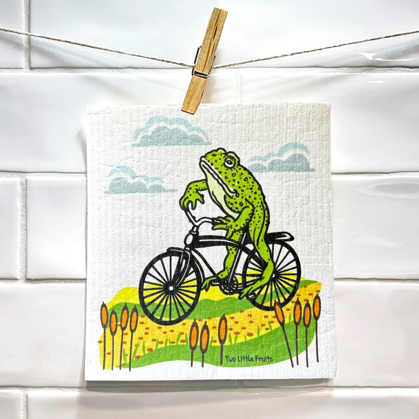 Swedish Dishcloth - Frog