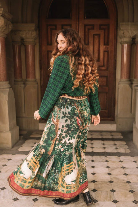 Atelier Skirt - Wildheart with Pockets Tassels & Unicorn