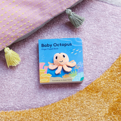 Board Book - Baby Octopus Finger Puppet