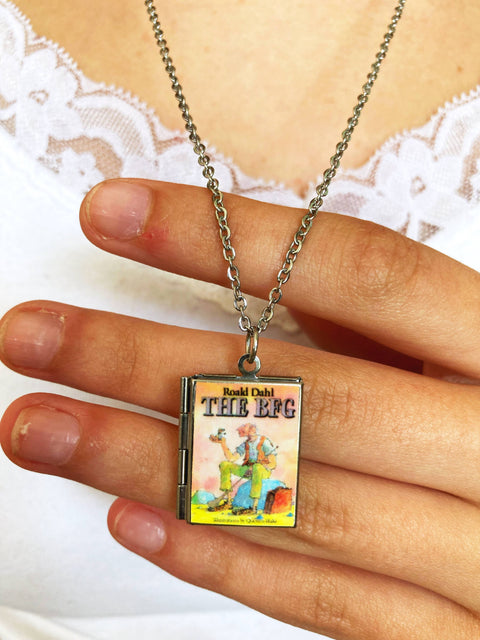 Necklace - Book Locket: The BFG Stainless Steel