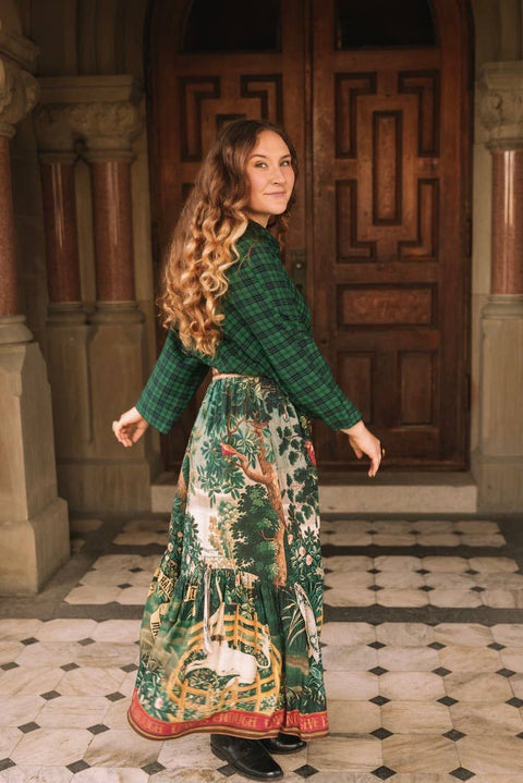 Atelier Skirt - Wildheart with Pockets Tassels & Unicorn