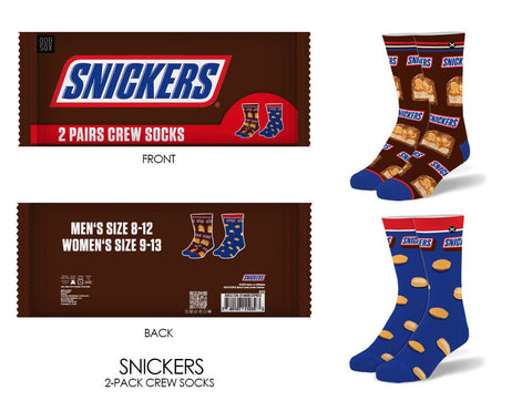 Socks - Snickers 2 Pack Crew