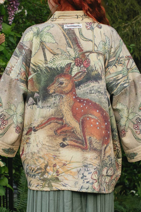 Fleece Cottage Cardigan Kimono Jacket - Lovelight