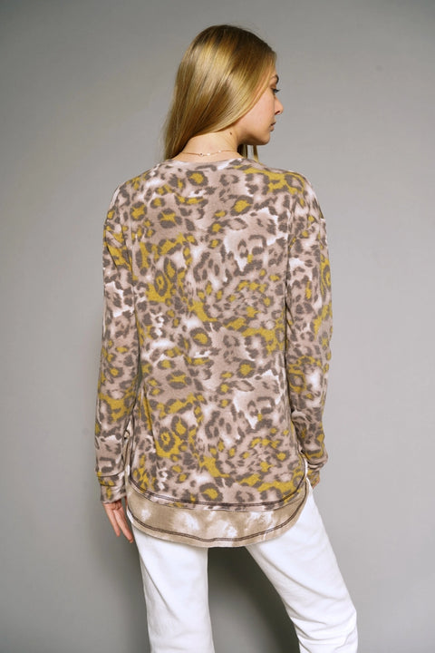 Top - Leopard Pullover