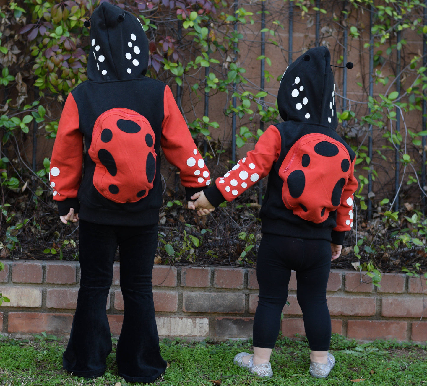 Backpack Hoodie - Ladybug