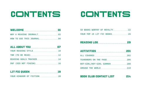 A  Reading Journal - Lit Fic Queen