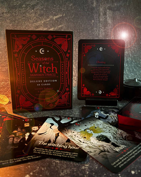 Seasons of the Witch: Samhain Oracle DELUXE EDITION by Lorriane Anderson: Flashcards; 184 pages / English