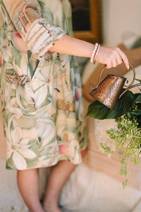 Artist Dress Tunic with Pockets - Fleur De Soleil