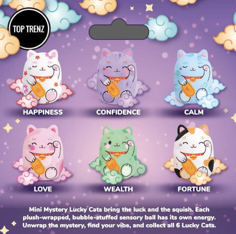 Blind Bag - Bubble Stuffed Mystery Mini Lucky Cats