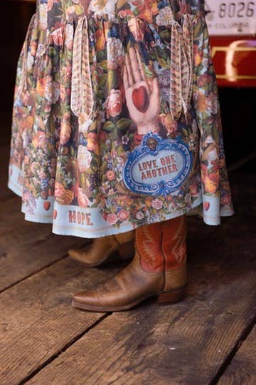 Atelier Skirt - Love Language with Floral Print