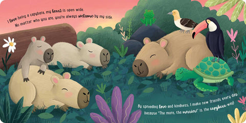 Board Book - I Love Being a Capybara