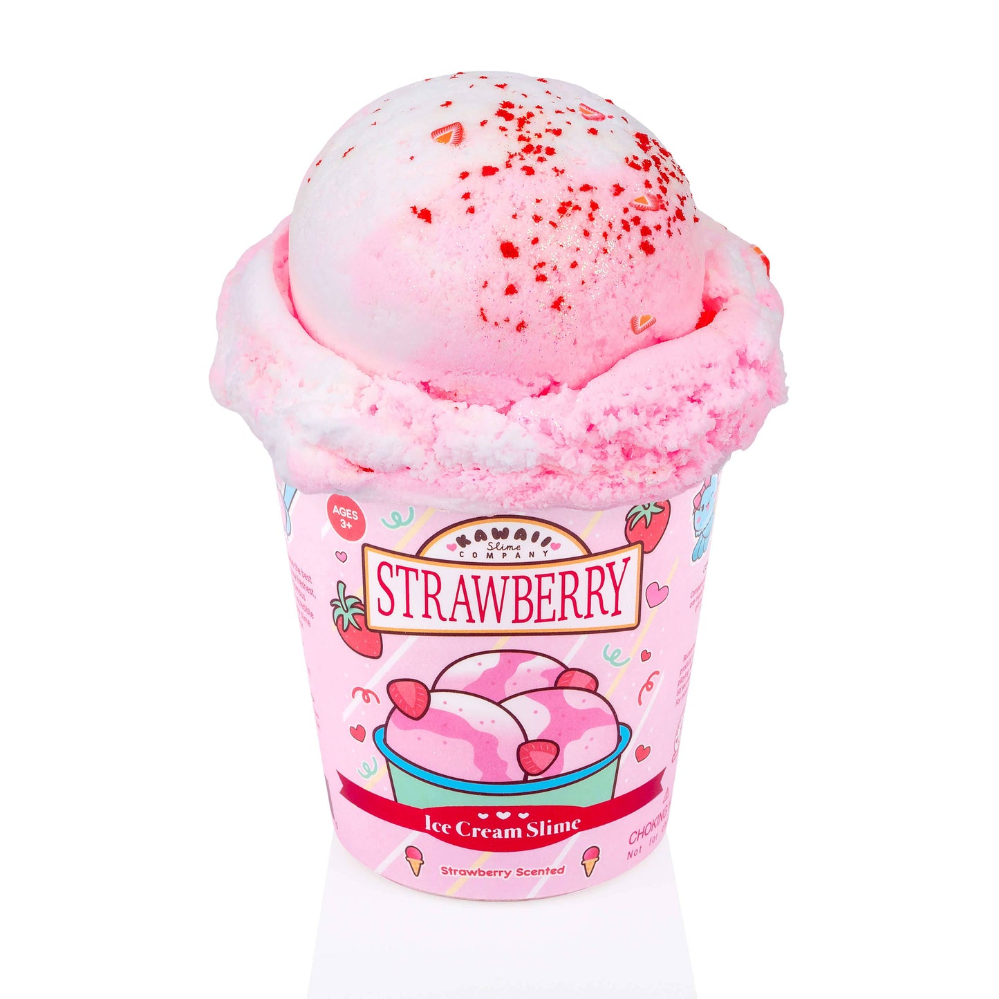 Slime - Strawberry Scented Ice Cream Pint