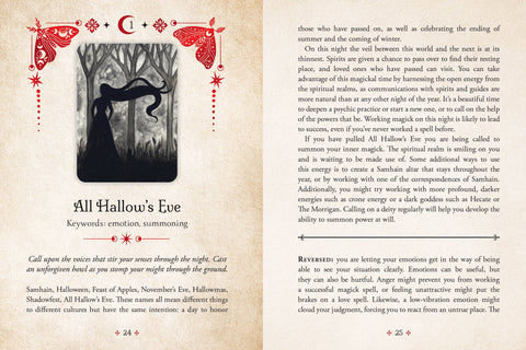 Seasons of the Witch: Samhain Oracle DELUXE EDITION by Lorriane Anderson: Flashcards; 184 pages / English