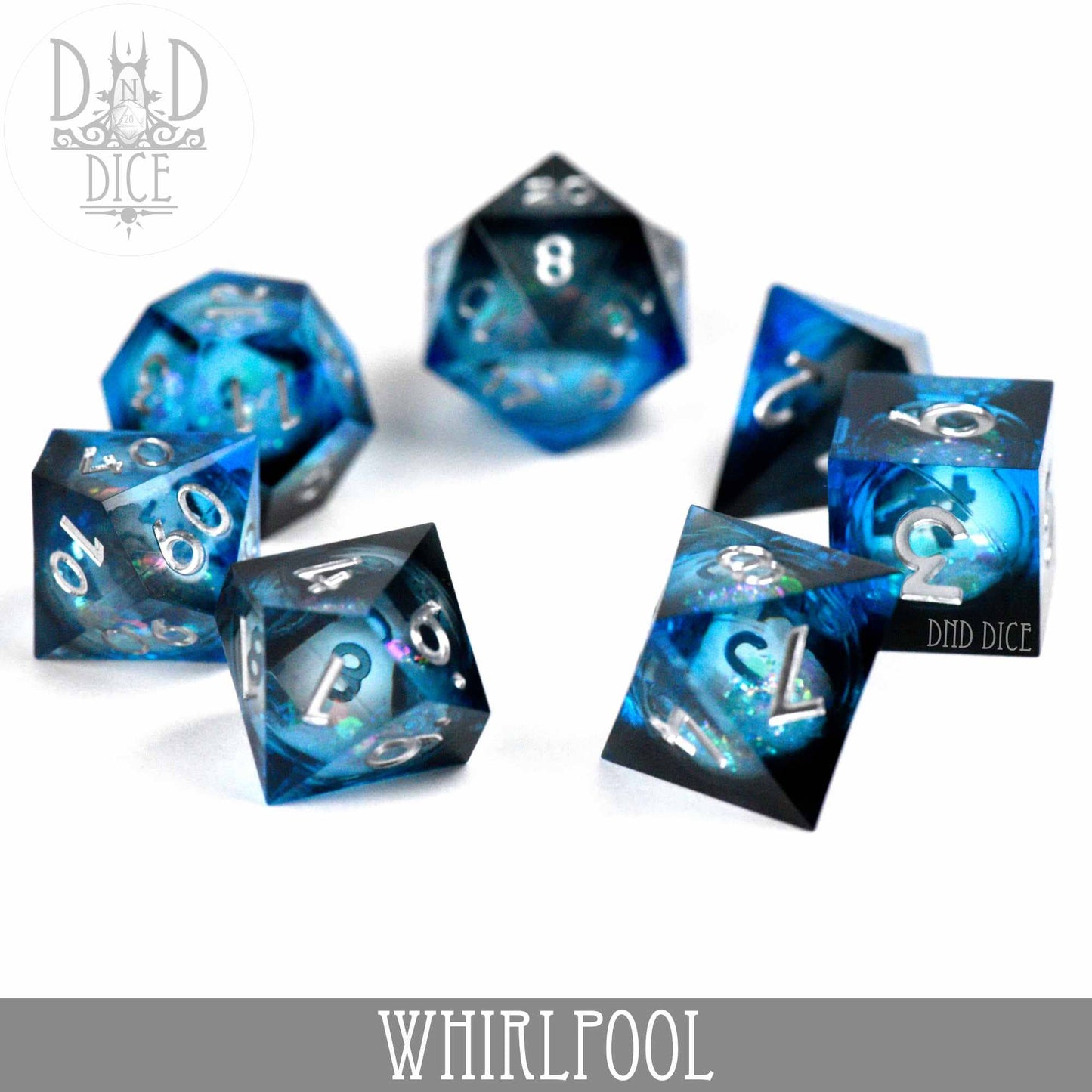 Dice Set - Whirlpool Liquid Core