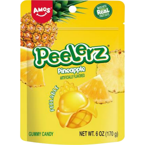 Candy - Amos Peelerz Pineapple 6 oz