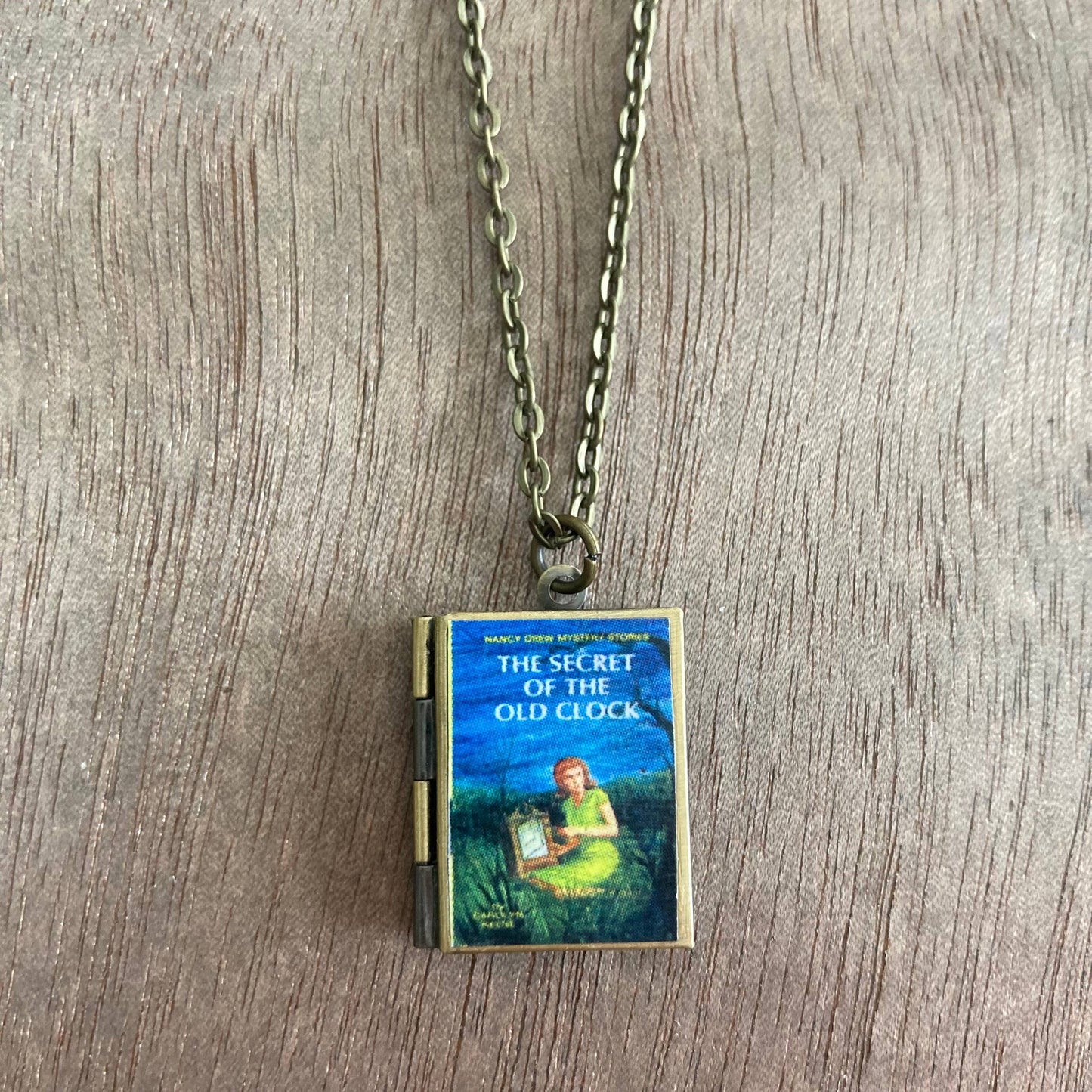 Book Locket - Nancy Drew: Secret of the Old Clock (Bronze)