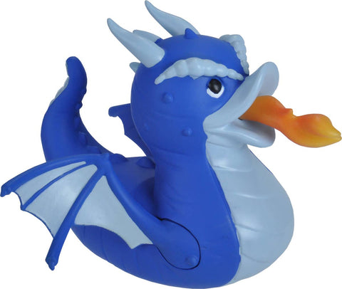 Bath Toy - Rubber Duck Dragon Blue