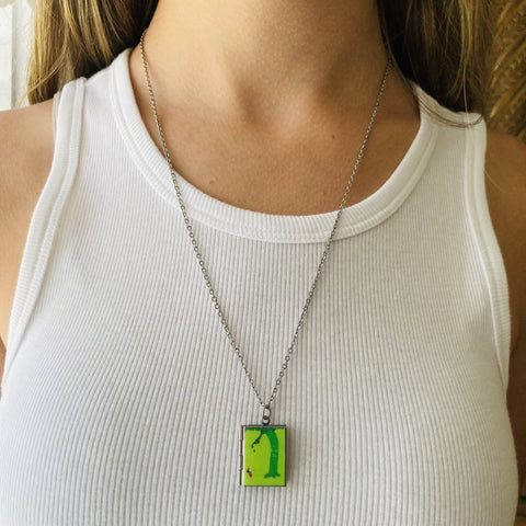 Necklace - Book Locket The Giving Tree: Stainless Steel
