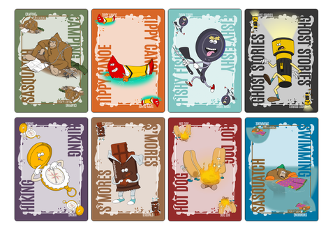 Card Game - Camping with Sasquatch