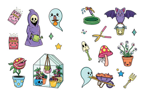 Sticker Book (Paperback) - Creepy Cute