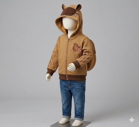 Backpack Hoodie - Capybara