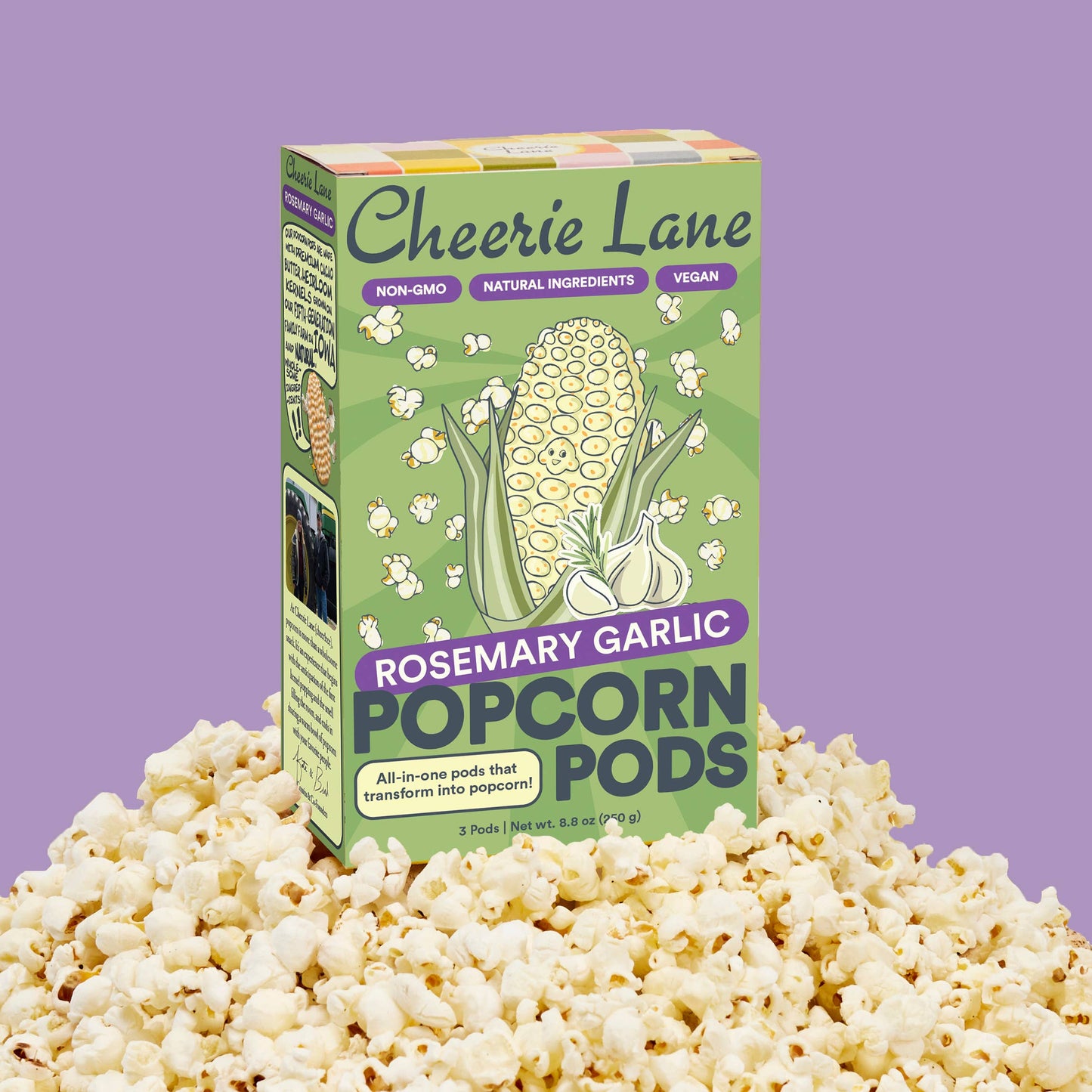 Popcorn Pod Pack - Rosemary Garlic