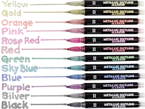 Markers - Studio Series Metallic Outline