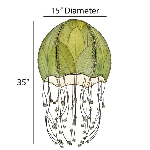 Ceiling Lamp - Jellyfish Pendant Green