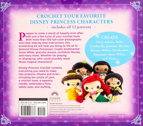 Book (Paperback) - Disney Princess Crochet Kit