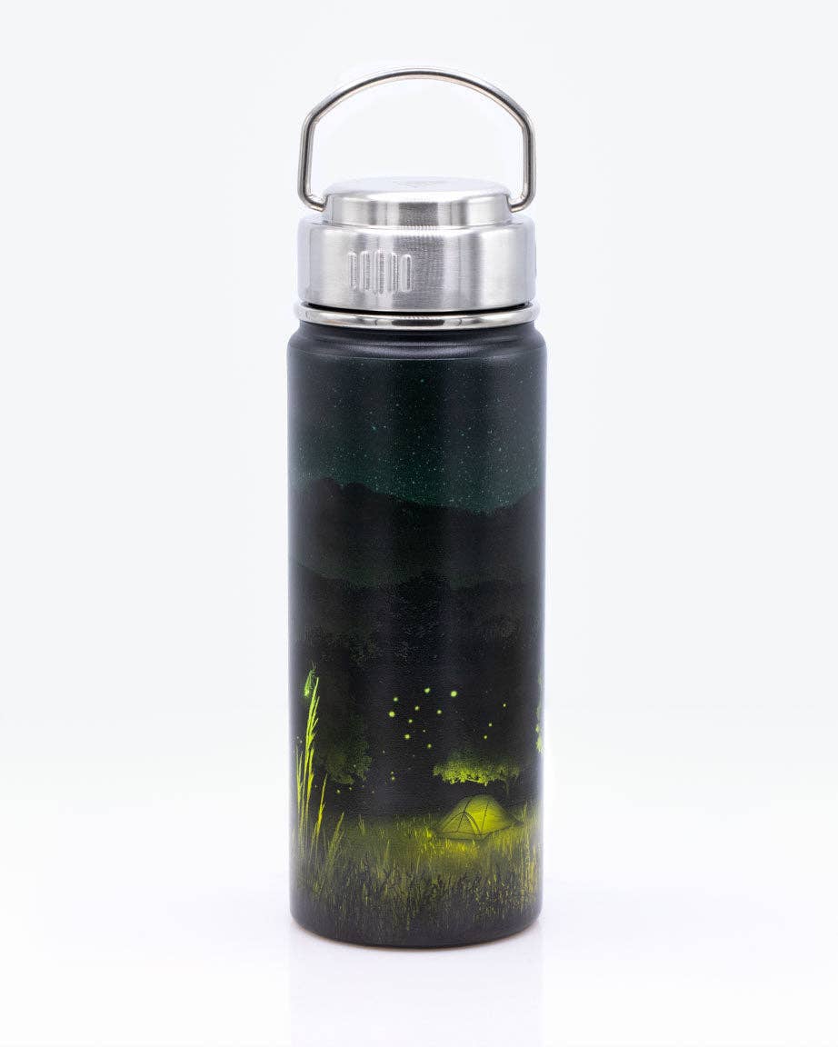 Water Bottle (18oz) - Firefly Meadow Steel