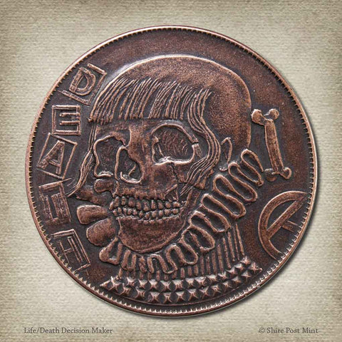 Decision Maker Coin - Life/Death Copper