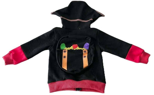 Backpack Hoodie - Pirate Treasure Chest