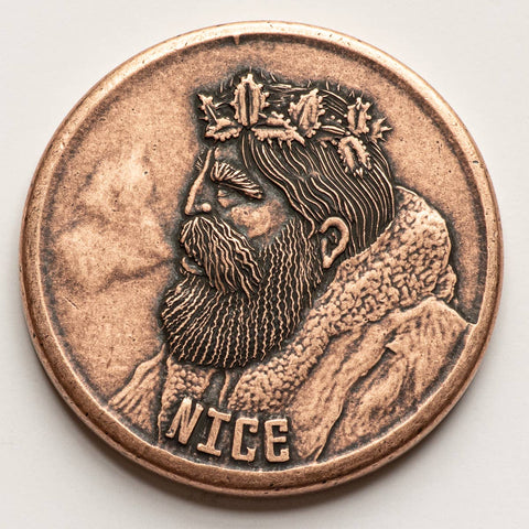 Decision Maker Coin - Naughty or Nice Copper