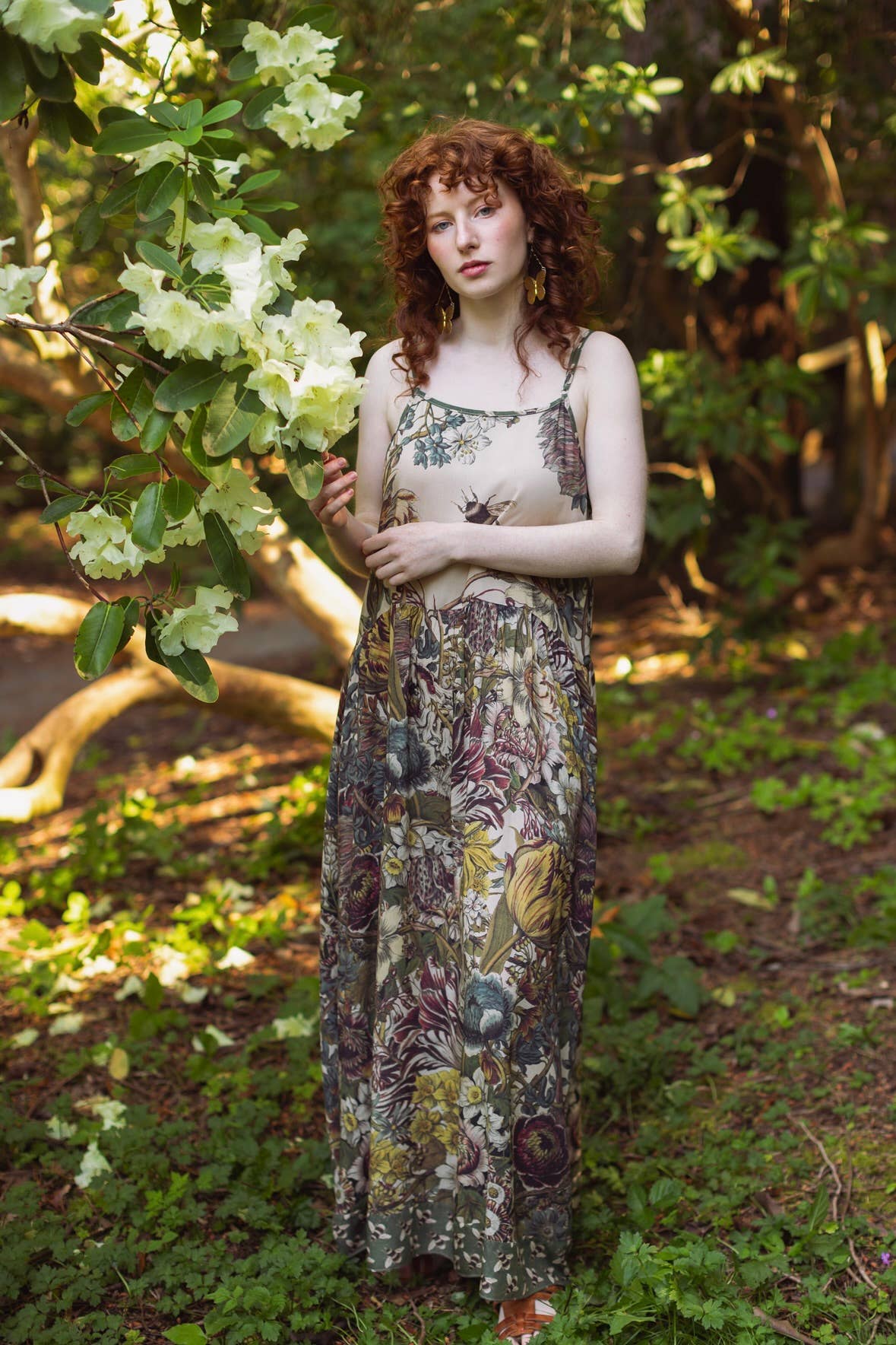 Bohéme Slip Dress - Love Grows Wild with Bees